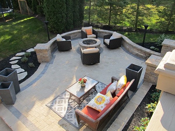 Landscaping work by Simes Landscape